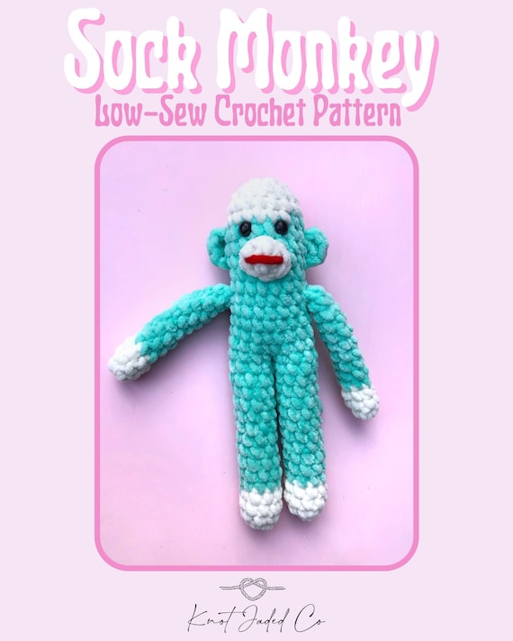 CROCHET PATTERN Sock Monkey Etsy