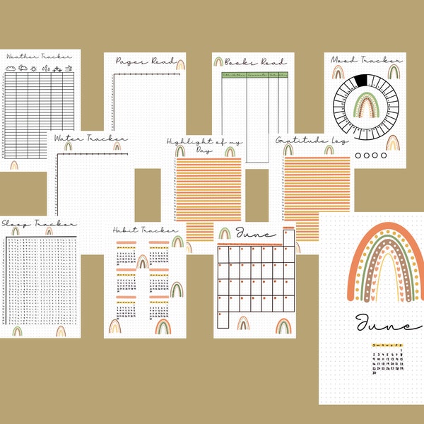 Bullet Journal Pdf - Etsy
