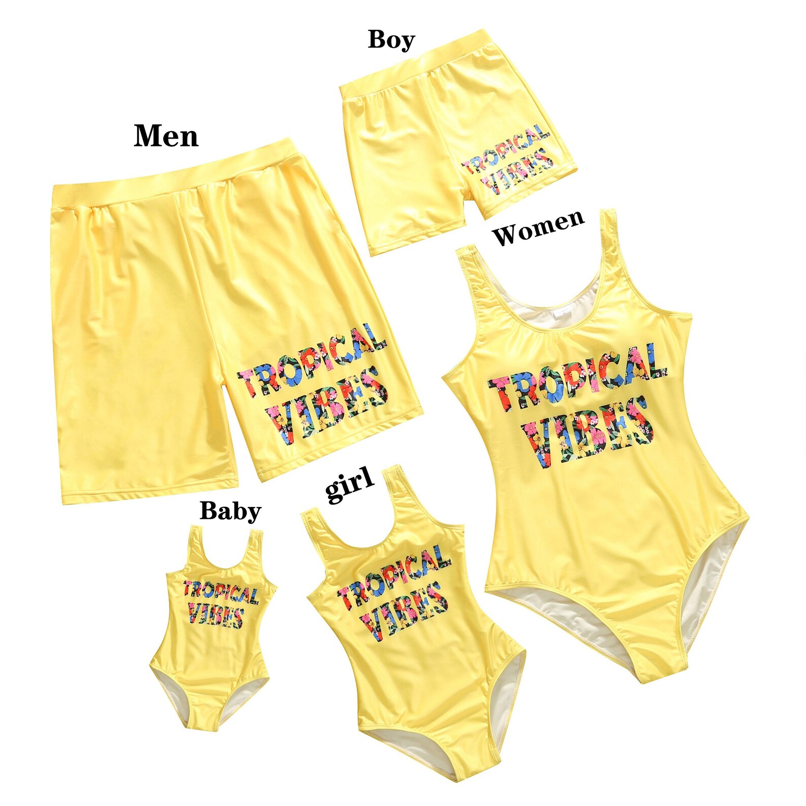 Matching Swimsuit Family Matching Kids Swimwear Matching Mom Etsy
