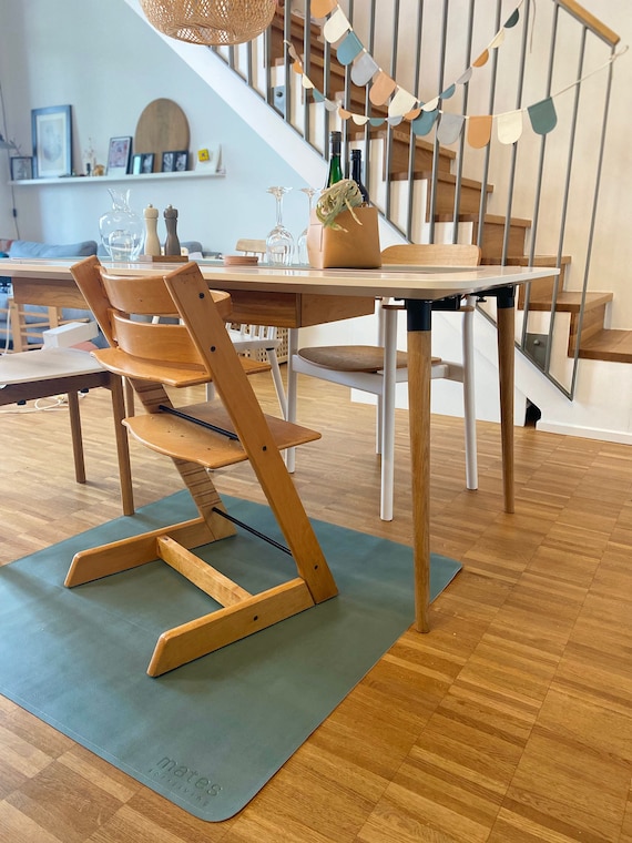 High Chair Mat as Floor Protection Under Your Tripp Trapp Made of Vegan Leather Etsy UK