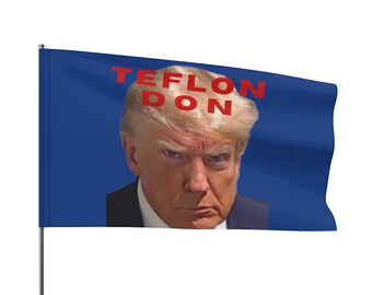 TEFLON DON Donald Trump vlag, meerdere maten