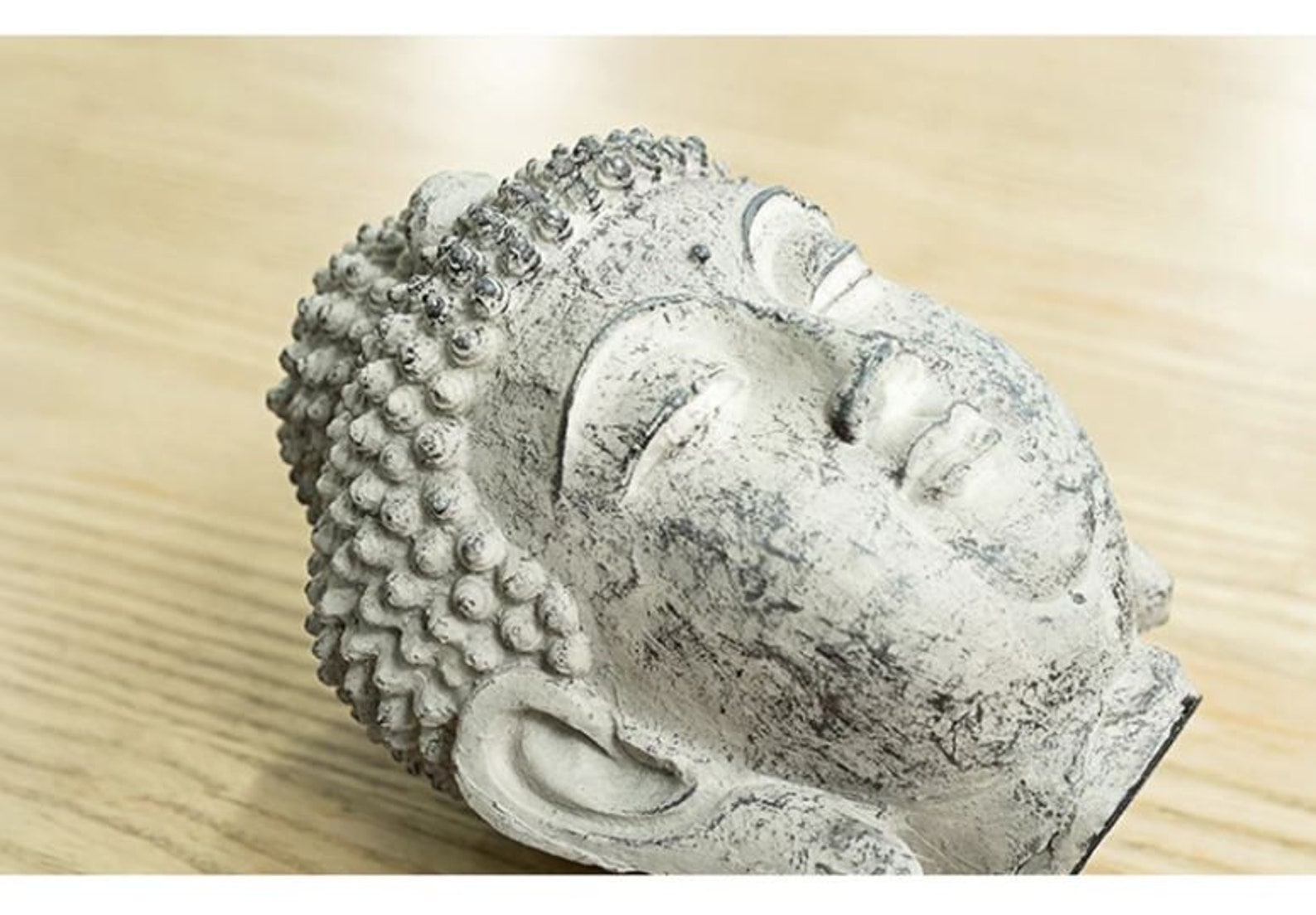 Buddha Head Statue Large Etsy