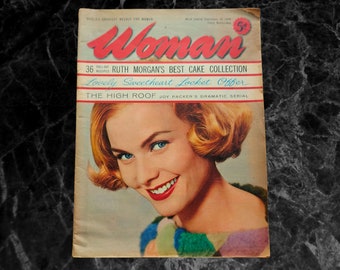 Woman magazine | 1959 September | Vintage fashion magazine | Cooking, Sewing, Knitting, Homemaking | 1950's women's life | 50's women