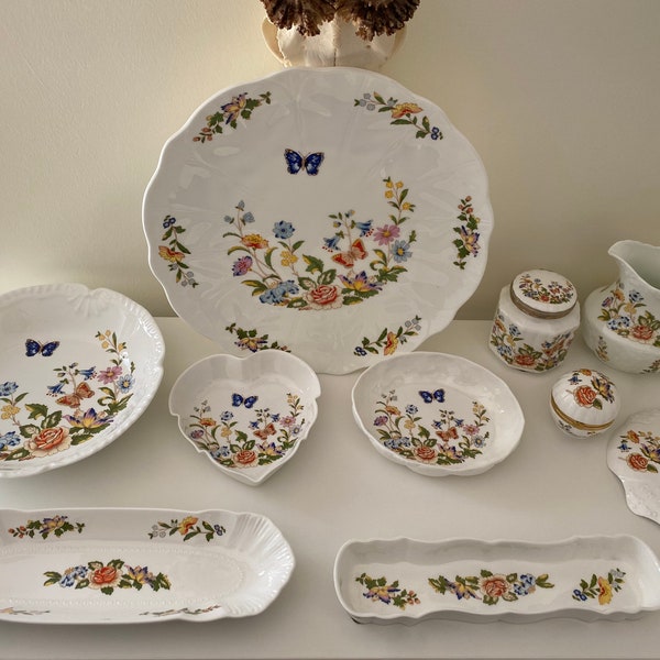 A selection of Anysley Cottage Garden Bowls/Trinkets/Pin Dishes