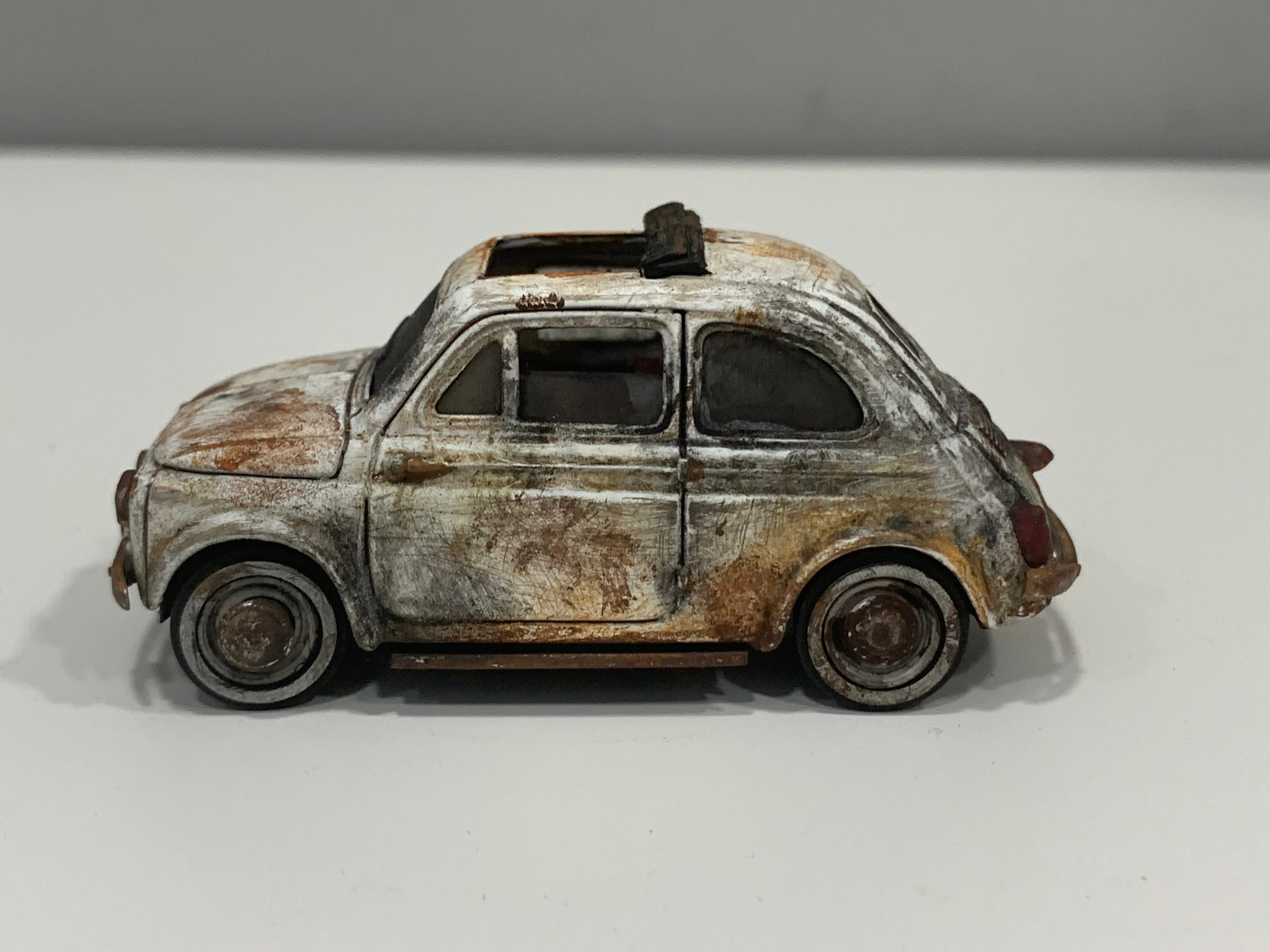 Miniature Fiat Car -  Sweden