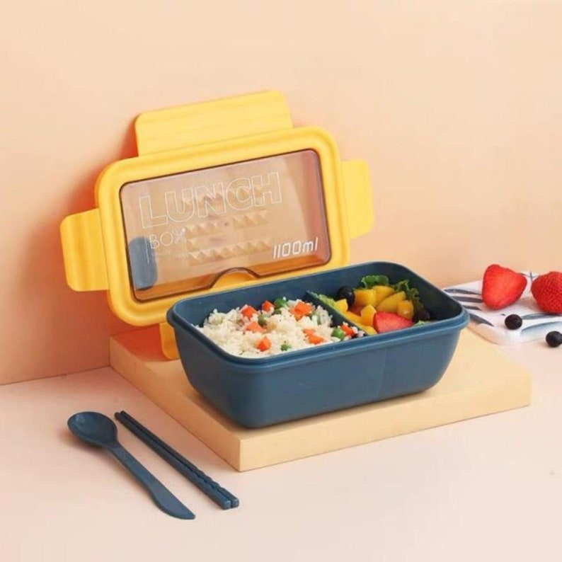 Microwave and Dishwasher Safe Lunch Box Set 3 Pcs Etsy