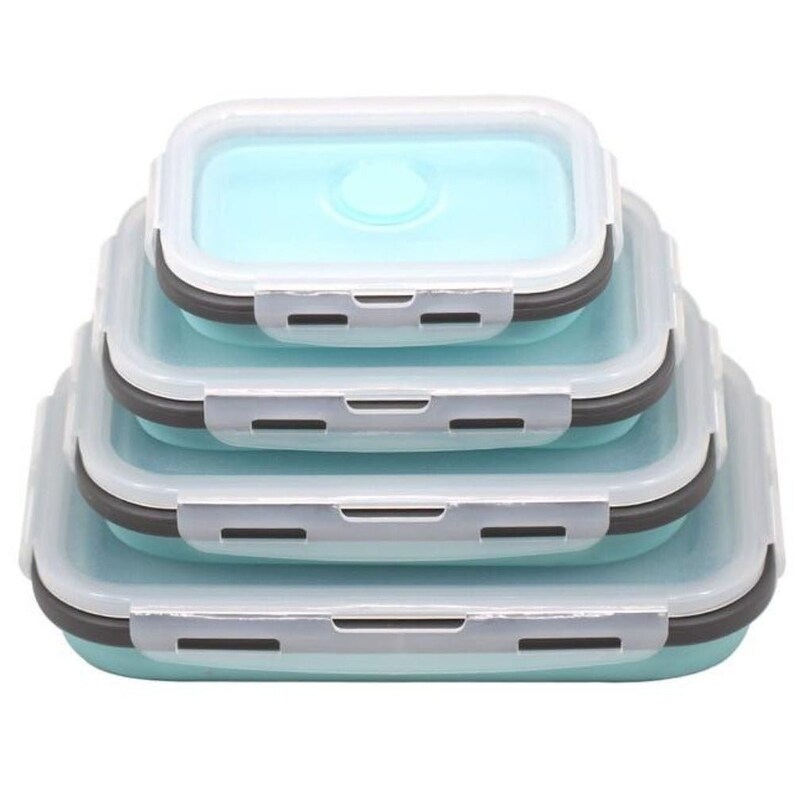 Collapsible Space Saving Food Storage Containers Set 3 Pcs Etsy