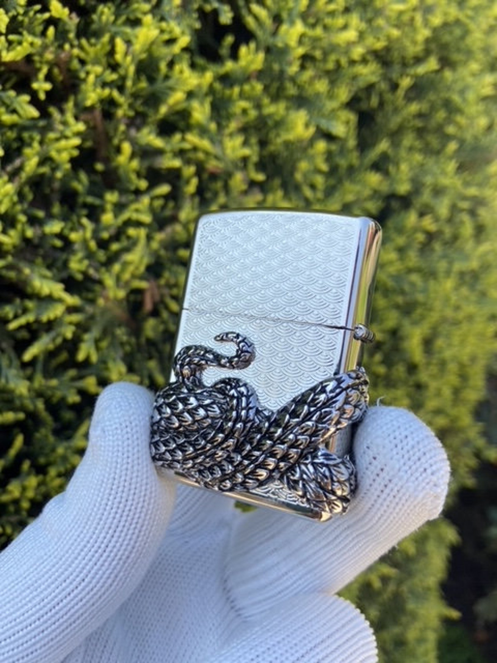 Zippo Lighter Snake Gold Collection Lighter Zippo Lighter Etsy
