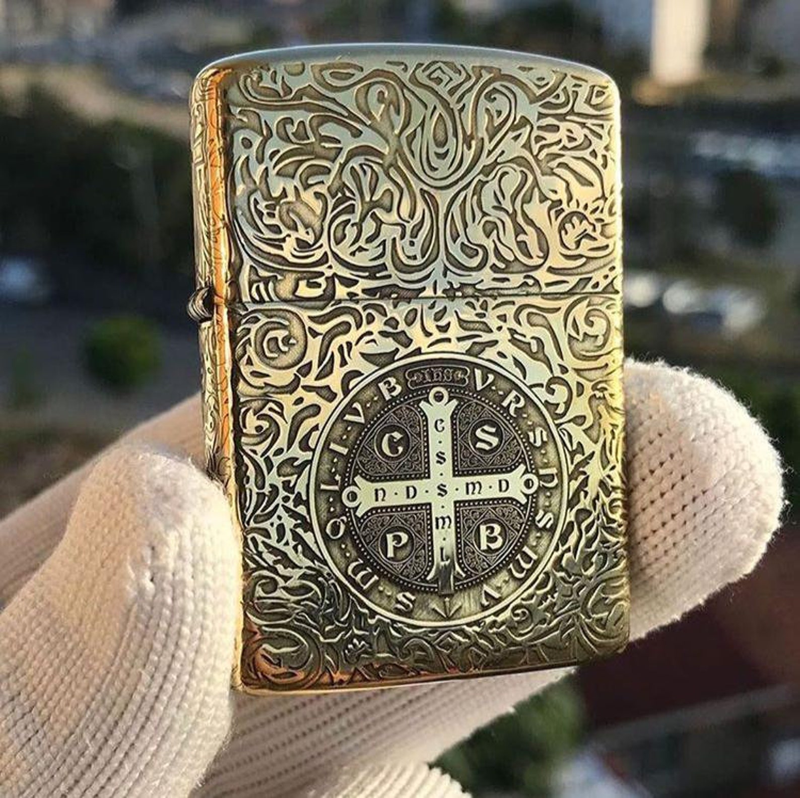 Zippo Lighter Constantine Series Sentia Gold Collection | Etsy