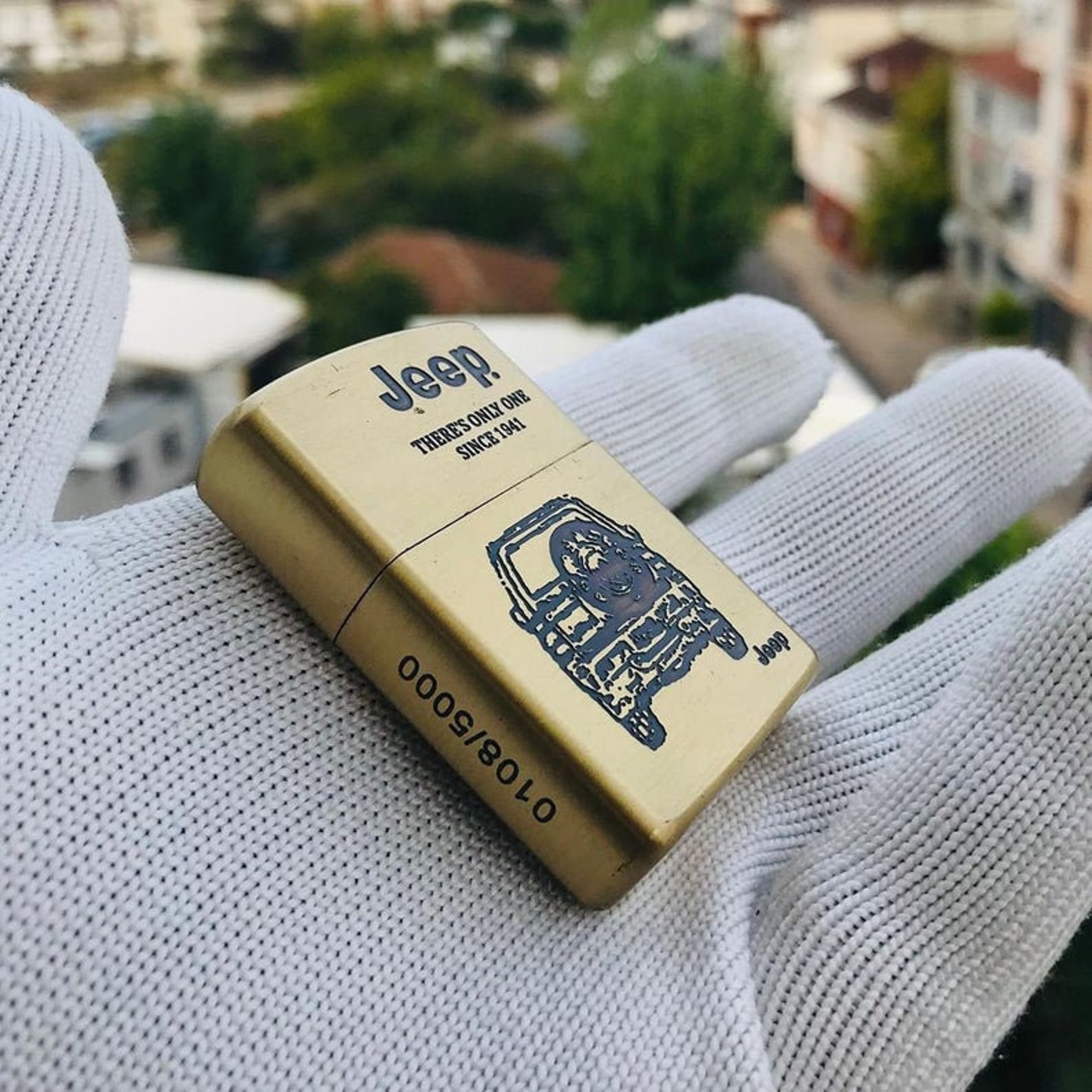 Zippo Lighter Jeep Gold Collection Lighter Zippo Jeep Etsy