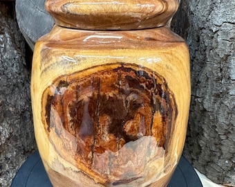 Custom Pecan Wood Urn 170cc