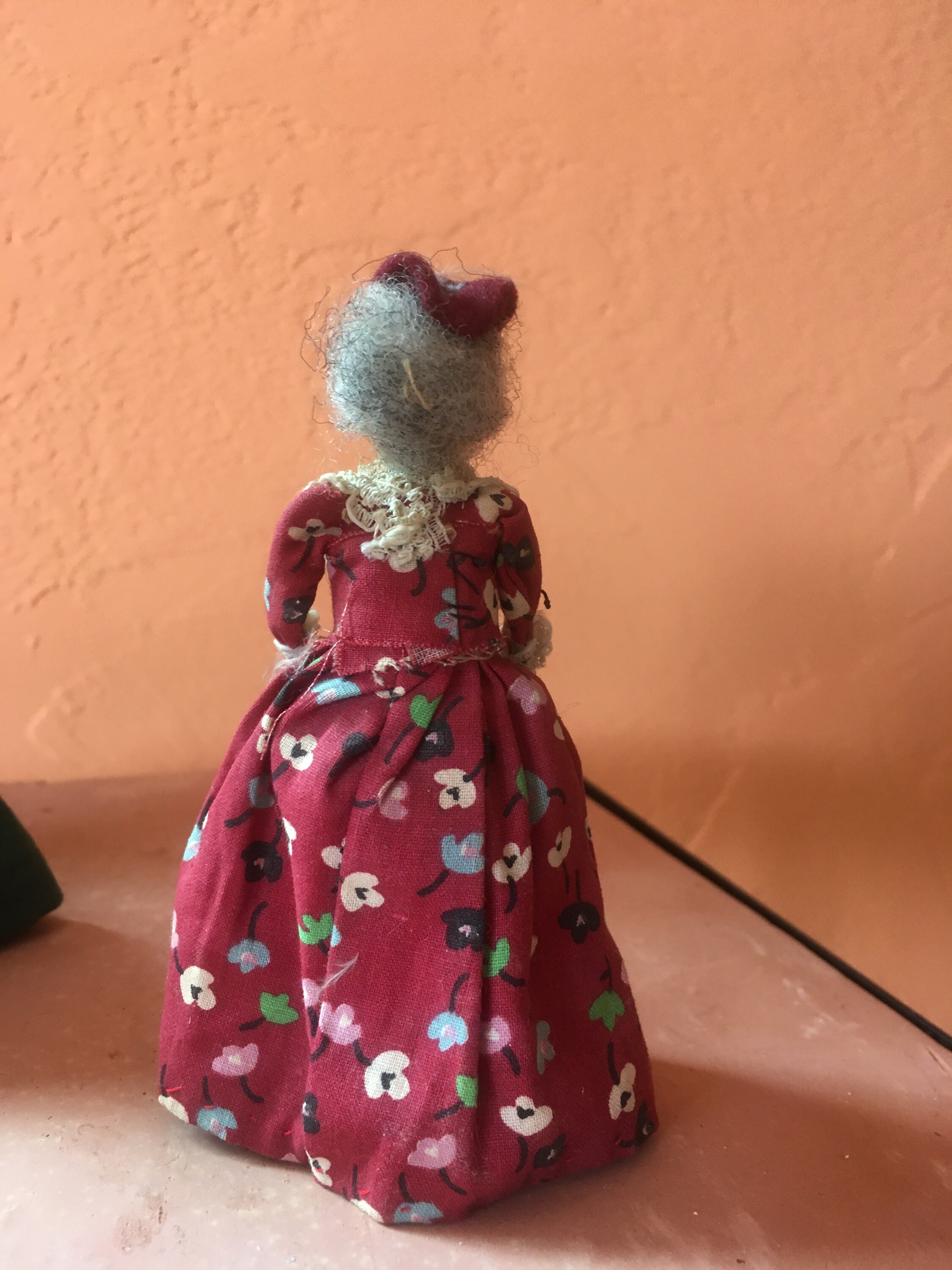 Two handmade clothespin dolls vintage one of a kind Etsy