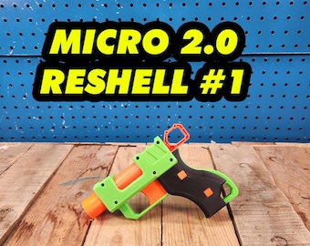 GenCoMegawerks XShot Micro 2.0 Reshell – 3D Printed Blaster