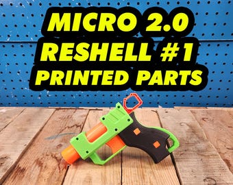 Type 1 - Micro 2.0 Reshell GenCoMegawerks XShot Printed Parts