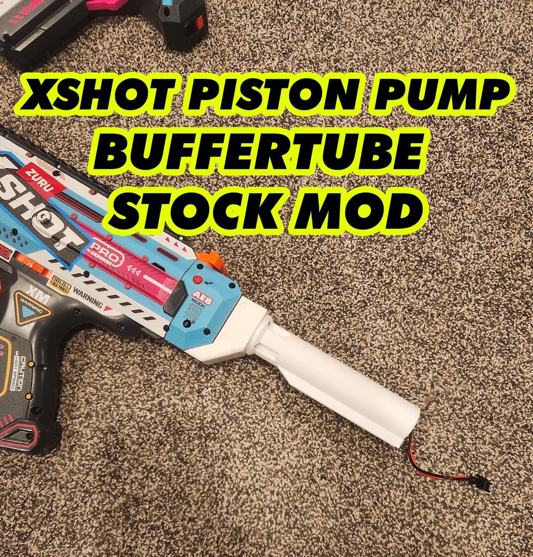 Buffer Tube MOD - Xshot Piston Pump Toy Blaster - Etsy