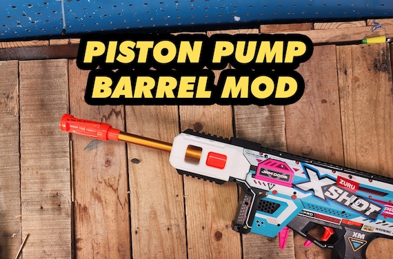 Xshot Piston Pump Barrel Mod Toy - Etsy