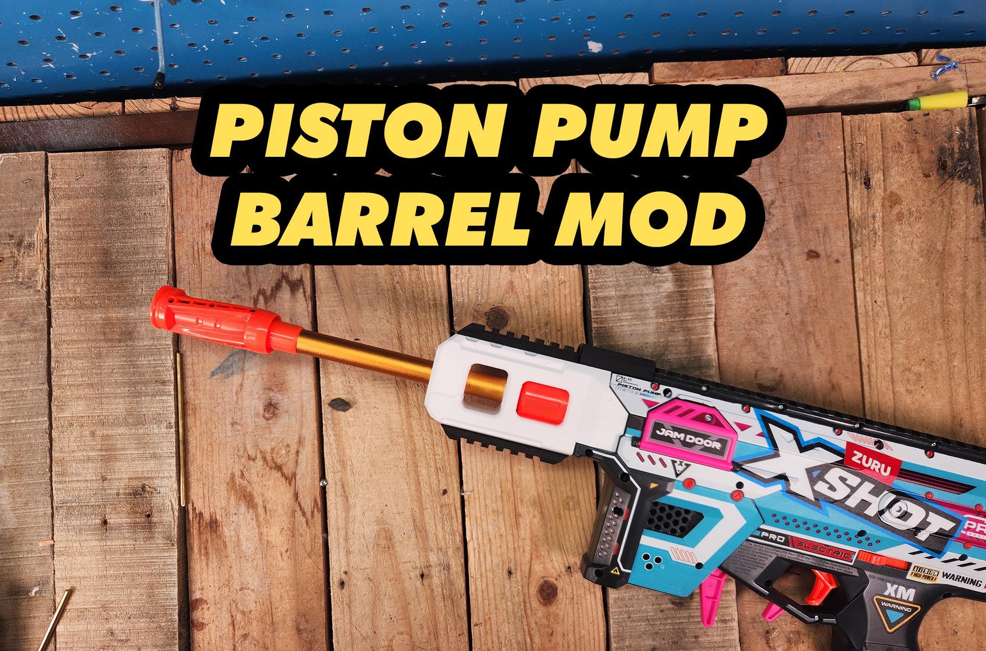 XShot Piston Pump Barrel Mod Toy