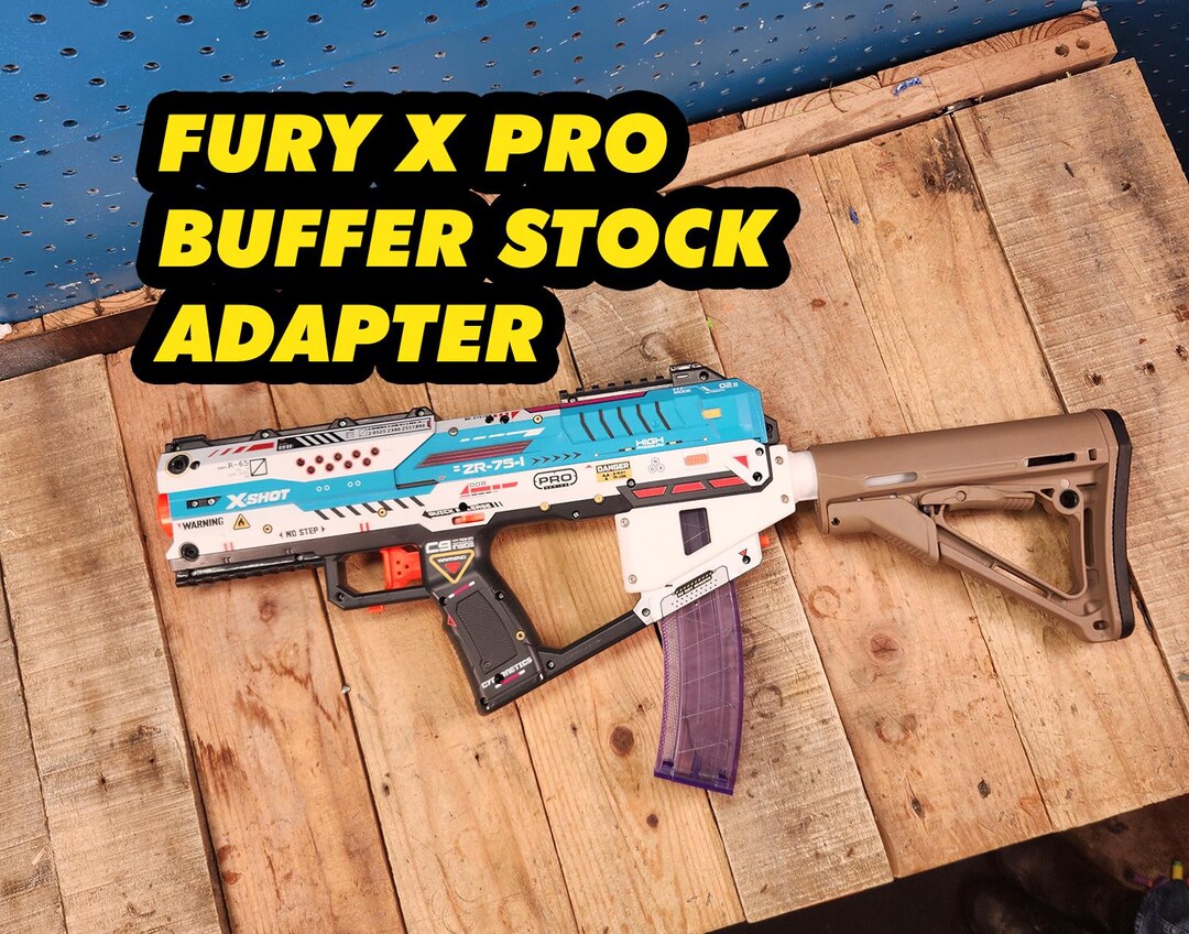 X-shot Pro Fury X Stock Adapter Buffer Mod - Etsy