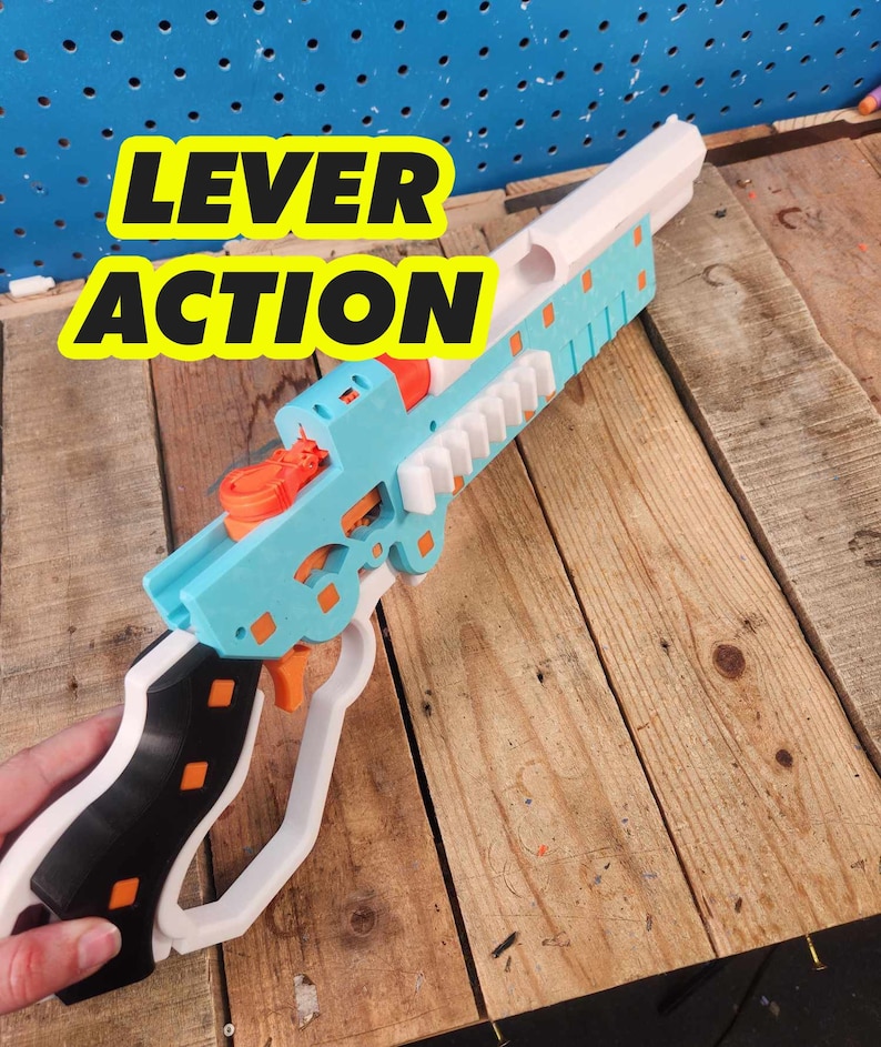 Lever Action Gencomegawerks Xshot Micro Blaster Reshell Type 8 - Etsy