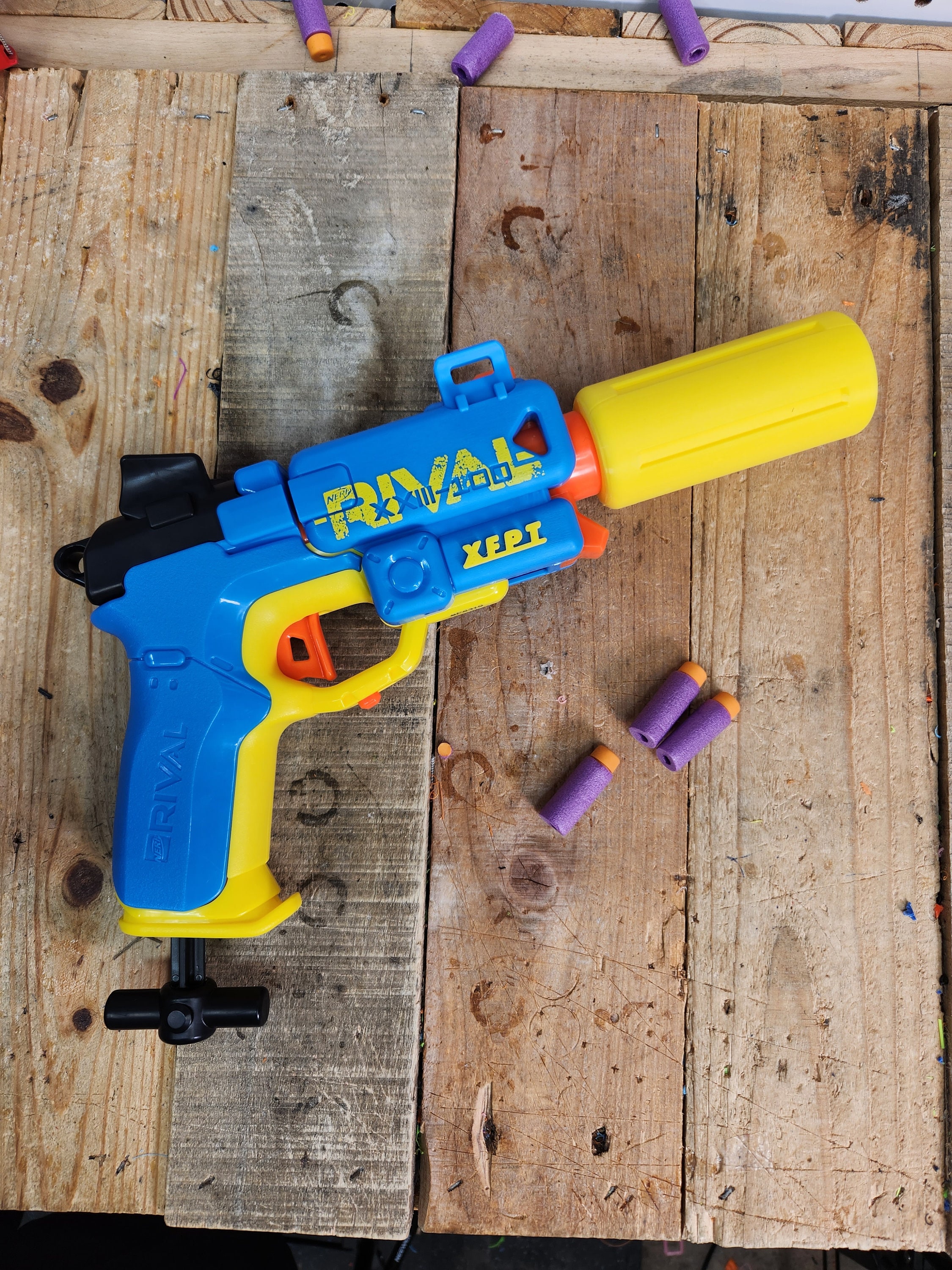 Worker Mega to Elite Adapter for Nerf Mega BigShock - Blaster-Time