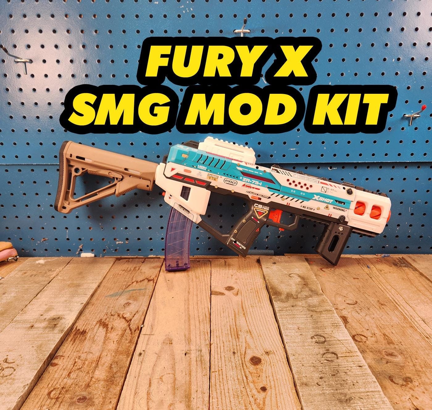 SMG Mod Kit Xshot Pro Fury X - Etsy