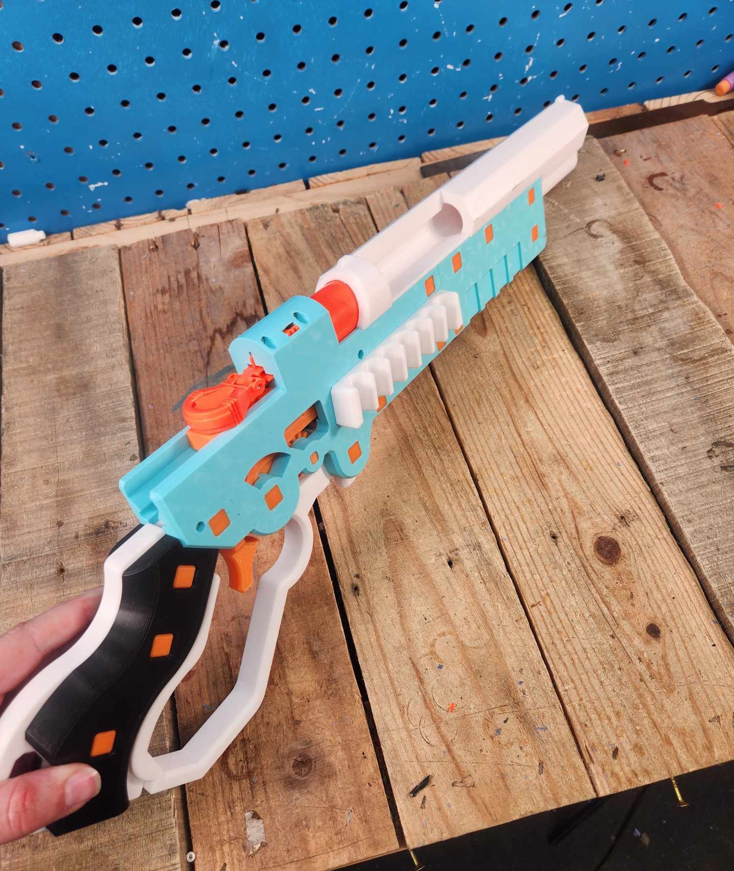 Lever Action Gencomegawerks Xshot Micro Blaster Reshell Type 8 - Etsy