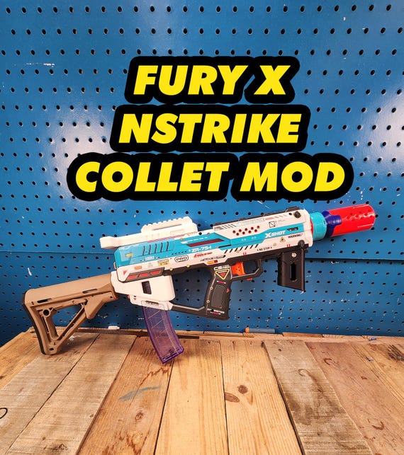 X-shot Pro Fury X Nstrike Barrel Collet Mod - Etsy