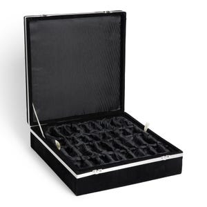 Large Marble Chess Set 16 Inch With Case – Stone Chess Board, Black & Coral Marble Chess Set, Coffee Table Decor, Gift for Chess Lover image 7