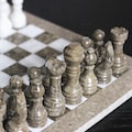 Chess Set | Handmade Marble Chess Set with Storage Case | Oceanic Chess Set| Best Selling Chess Set | Graduation Gift | Father's Day Gift