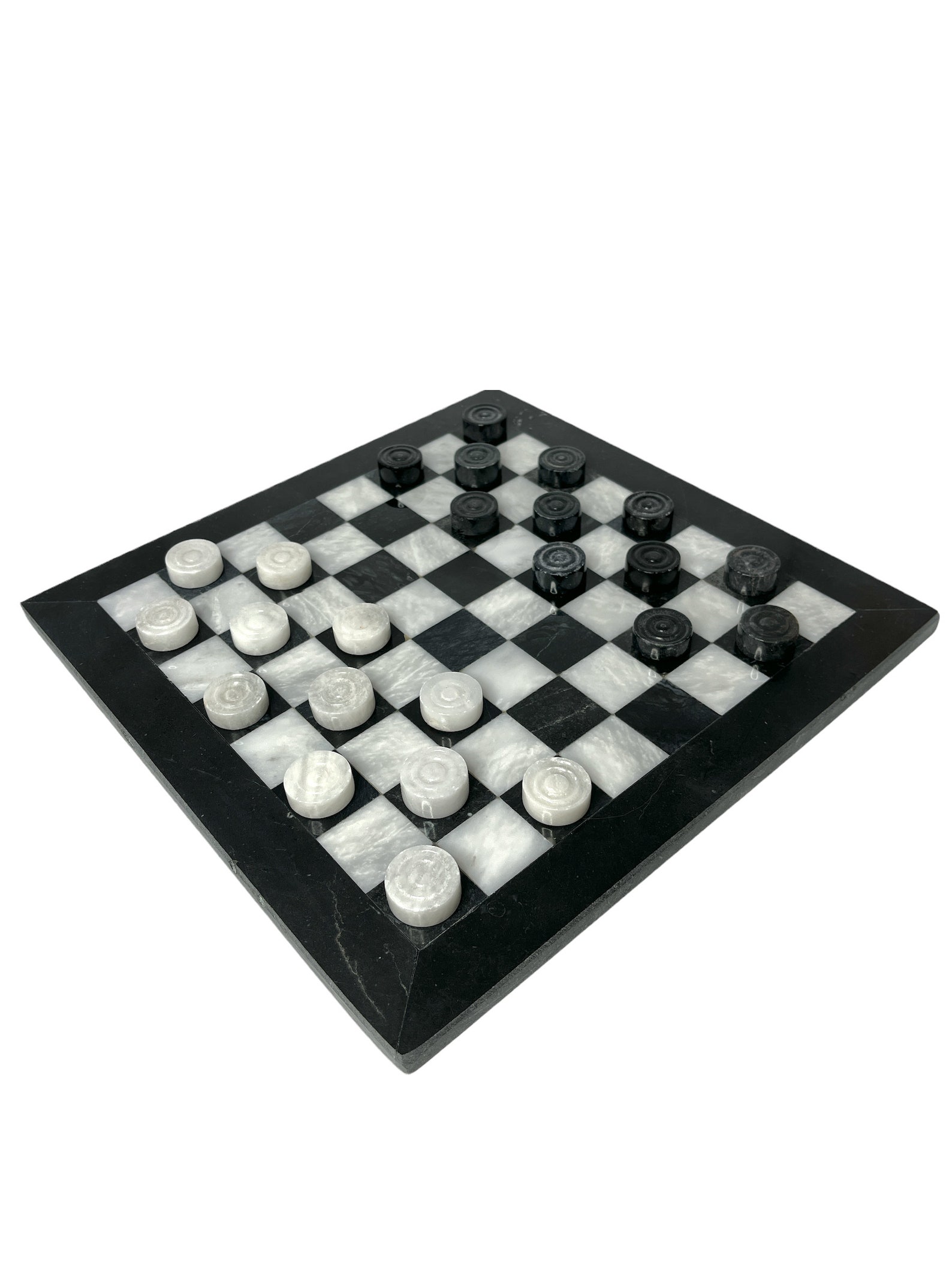 Premium Marble Checkers Board With Marble Pieces multiple Etsy
