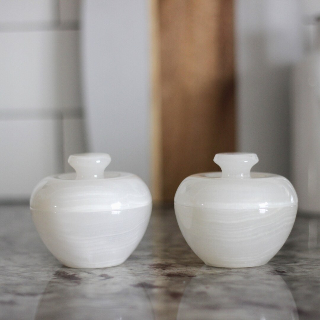 Marble Butter Dish Stoneware Mini Jar With Lid French Butter Dish With