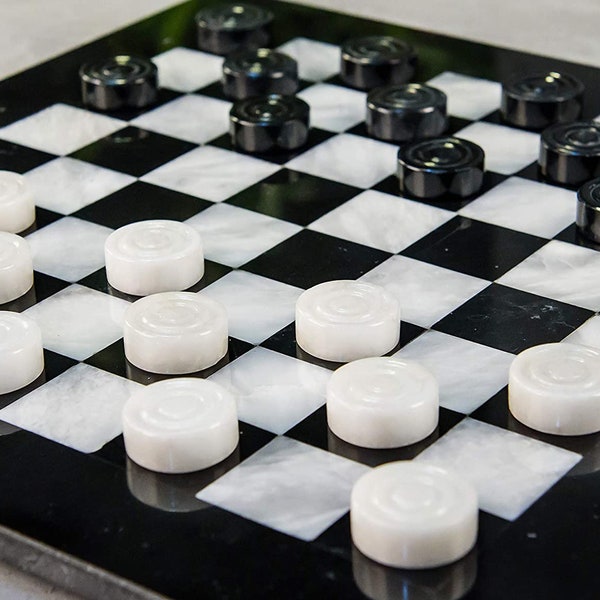 Checkers Board Game Etsy