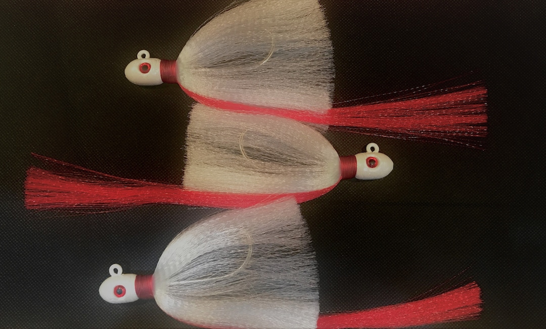 9 Pack Flare Snook Jigs Bullet T&A Jigs Mixed 1Oz 1.5Oz 2Oz Flair Hawk