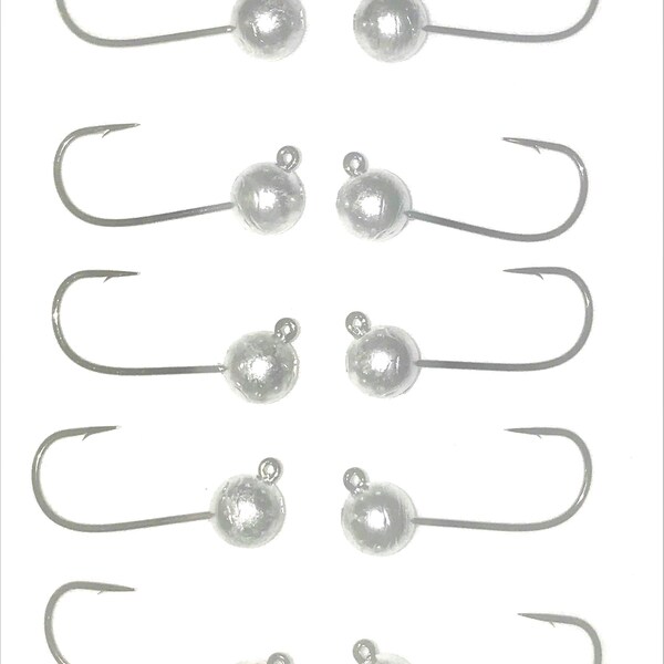 Unpainted No Collar Jig Heads Etsy