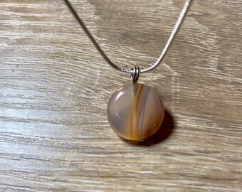 Crystal necklace, summer jewelry, Gemstone, handmade natural stone, nickel free jewelry, Sterling silver, gift for her love, Agate necklace