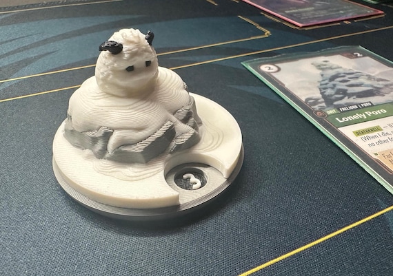 Lonely Poro Victory Point Counter - Riftbound TCG Inspired