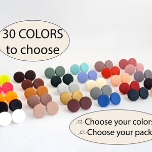 Custom pack stud earrings / Mini stud packs / Statement earrings / Handmade earrings / Lightweight / Hypoallergenic / Gift for Her
