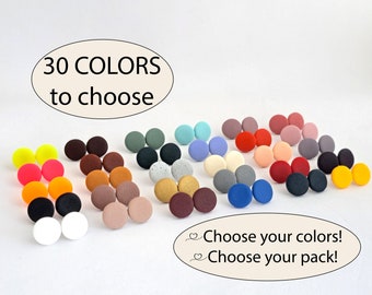 Custom pack stud earrings / Mini stud packs / Statement earrings / Handmade earrings / Lightweight / Hypoallergenic / Gift for Her