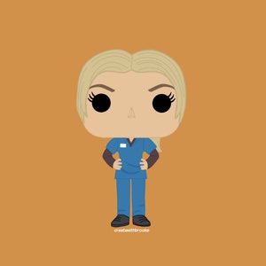 Meredith Grey Intern Custom Figurine