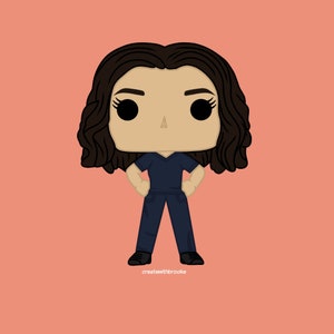 Amelia Shepard Custom Figurine