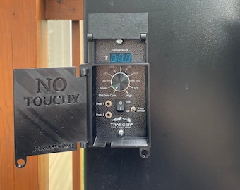 Control Cover for Traeger Pellet Smoker - Digital Cover w/Meat Probe Holder
