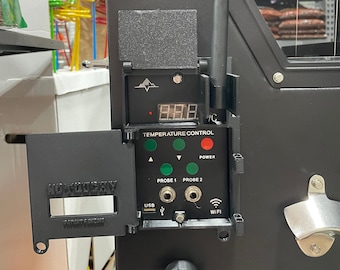 Tampa de controle de churrasqueiras Green Mountain, fumante de pellets com armazenamento de sonda de carne