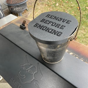 Recteq Grease Bucket Cover & Mesh screen. BBQ, Smokers, and Pellet Grill.