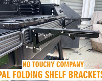 Traeger PAL Folding Shelf Brackets Timberline XL, Ironwood XL, Flat Rock - Brackets Only