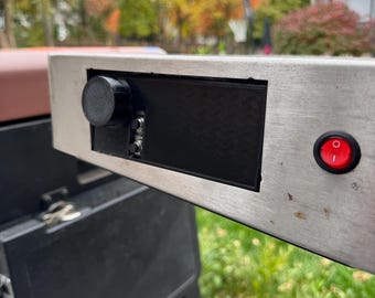 Cover RecTeq-controller | 3D-geprint vervangend paneel | Bedieningsplaat pelletgrill | RecTeq RT-700 / RT-590 / RT-1250-upgrade