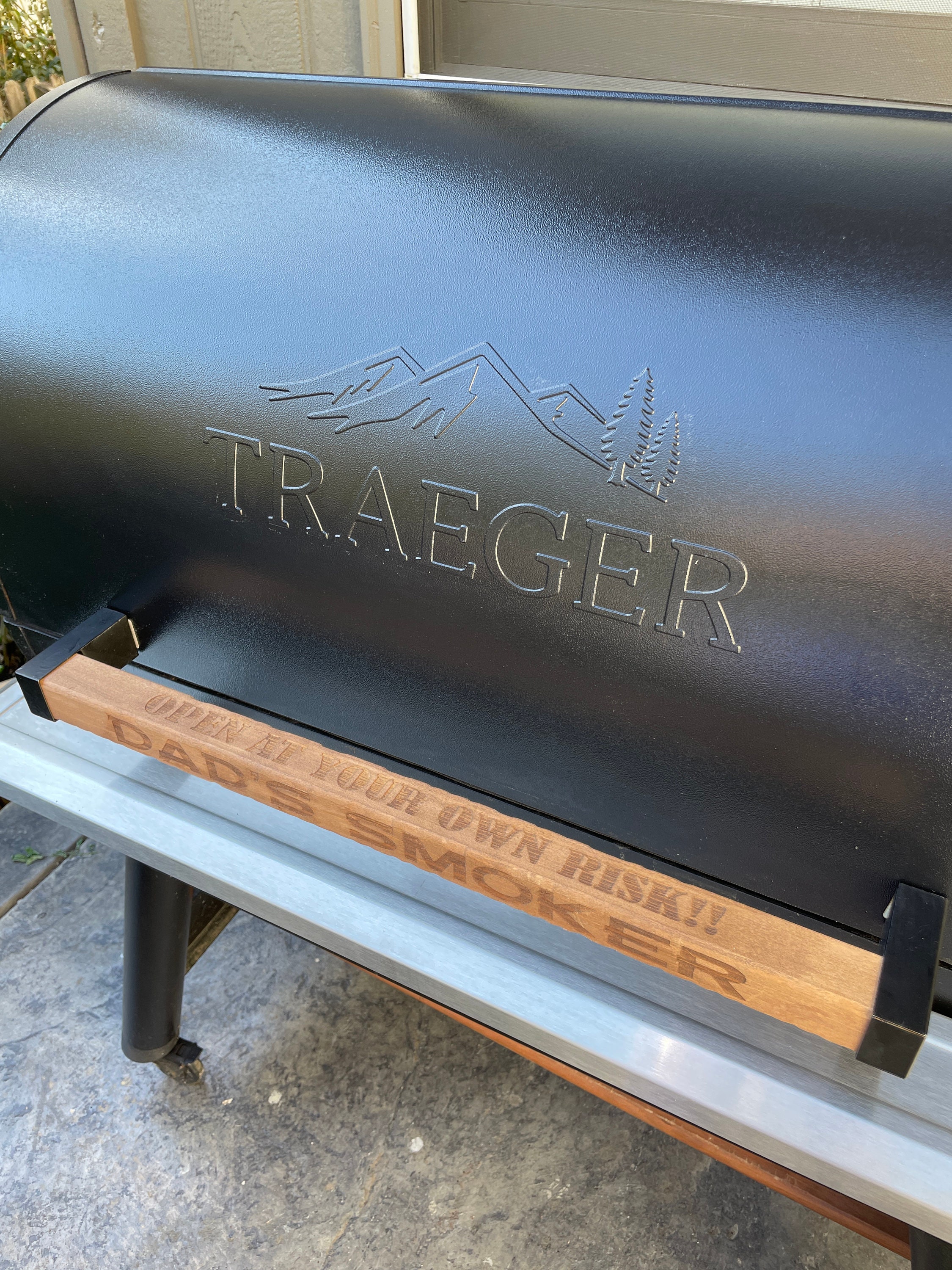 Pelletgrill Lagerregal Für Traeger Pro 780 & Ironwood 885 – Schwarz, Pulverbeschichtet, 87 X 37 Cm, Stahlregal Für Grillzubehör