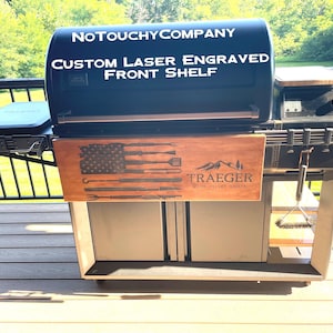Traeger Timberline XL, Ironwood XL, Timberline and Ironwood (v2) Custom Folding Shelf. Traeger Replacement Shelf. Traeger Accessories.