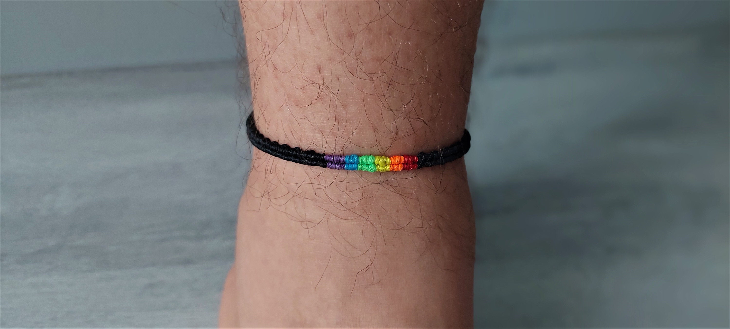 Tube Friendship Bracelets Adjustable String Bracelet Minimalist Festival  Band Everyday Wristband Twisted Design Neon Colours -  Norway