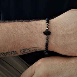 Mens Bracelet, Boho Mens Bracelet, Christmas Gift, Tribal Mens Bracelet, Gift for Men, Turquoise Bracelet, gift for dad