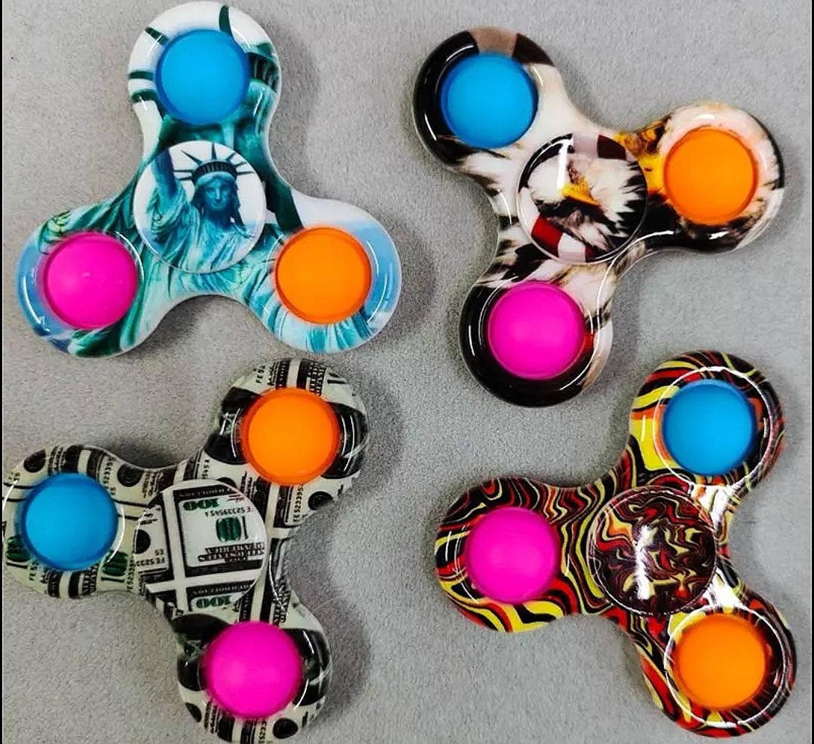 Simple Dimple Pop It Fidget Spinner Etsy Singapore